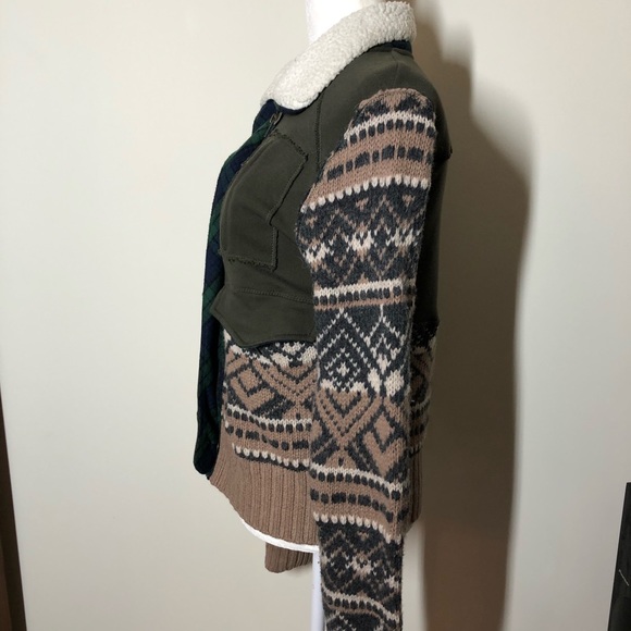 Free People Sweater Jacket Wool Cotton - Picture 6 of 10